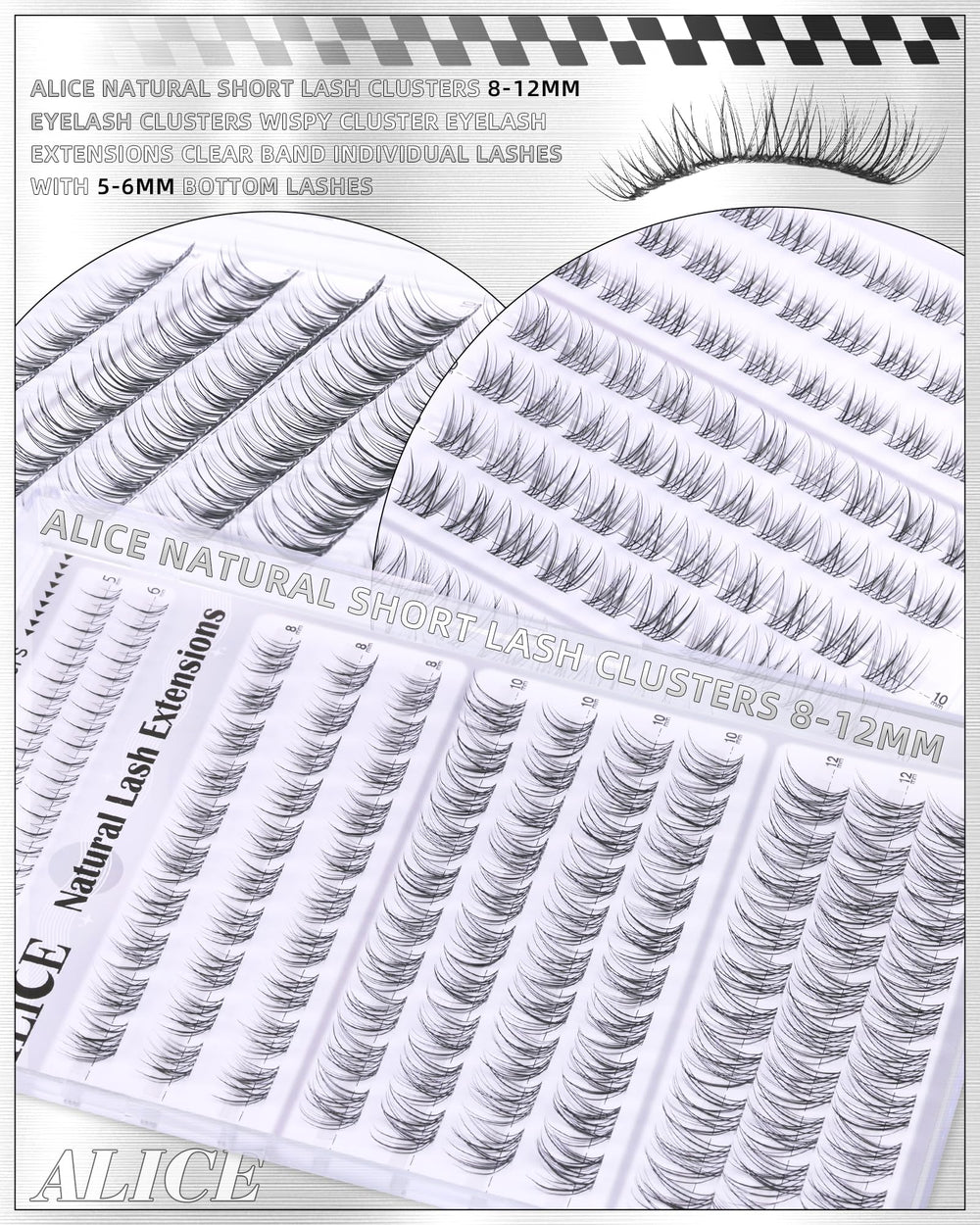 ALICE definición de ojos con pestañas superiores