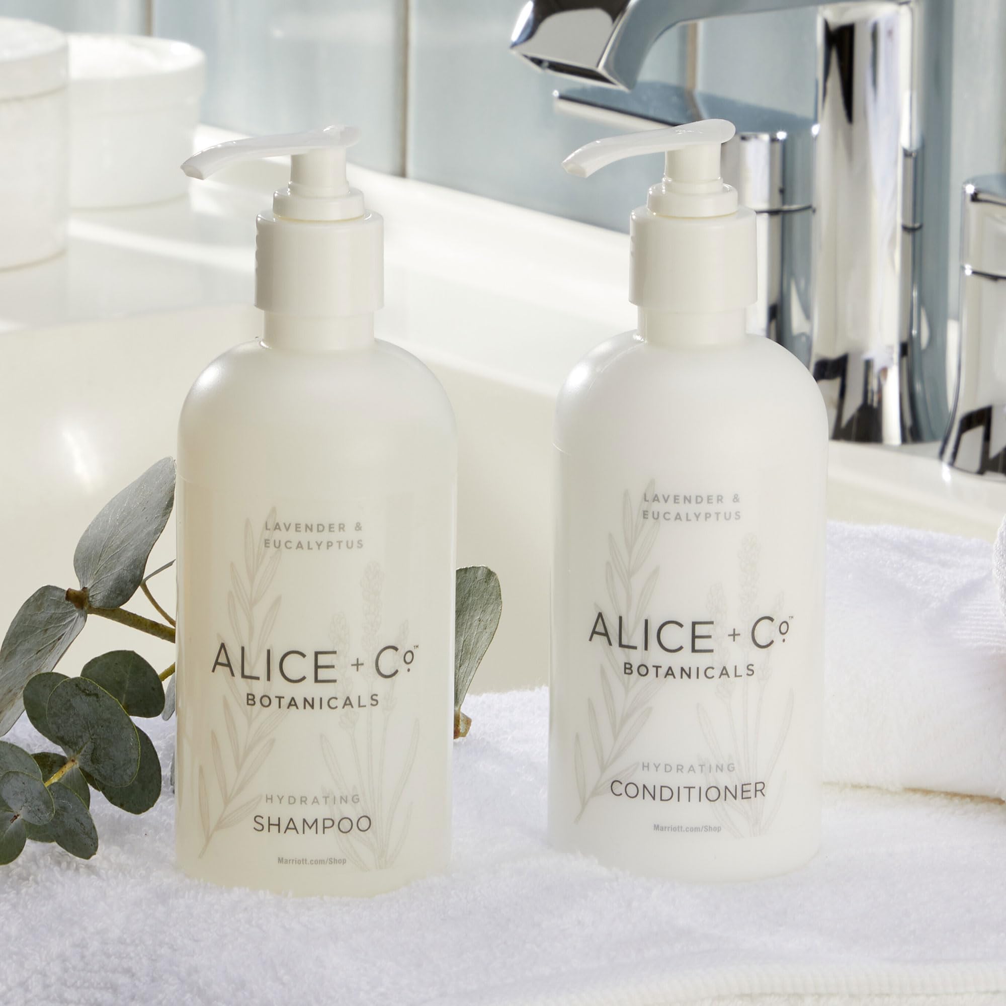 Aroma de lavanda y eucalipto de Alice + Co. para spa en casa