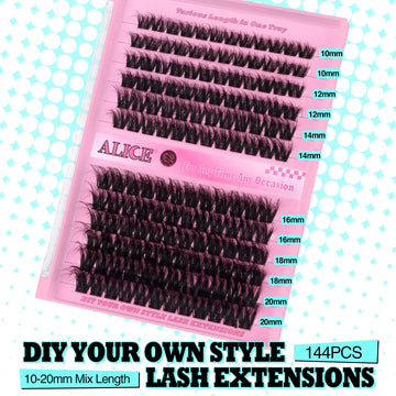 ALICE DIY lash extensions at home for natural salon-like results.