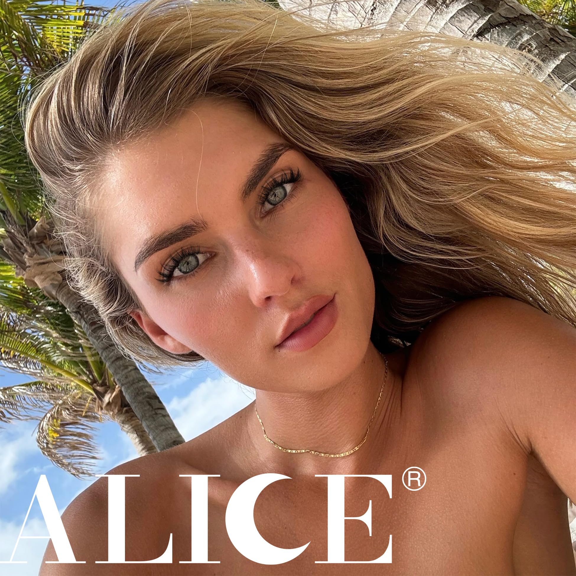 ALICE pestañas en racimo para uso casero y personalizar el estilo