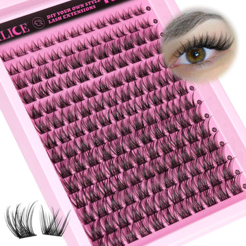 ALICE pestanas 154pcs: crea estilo natural y versátil para uso diario.