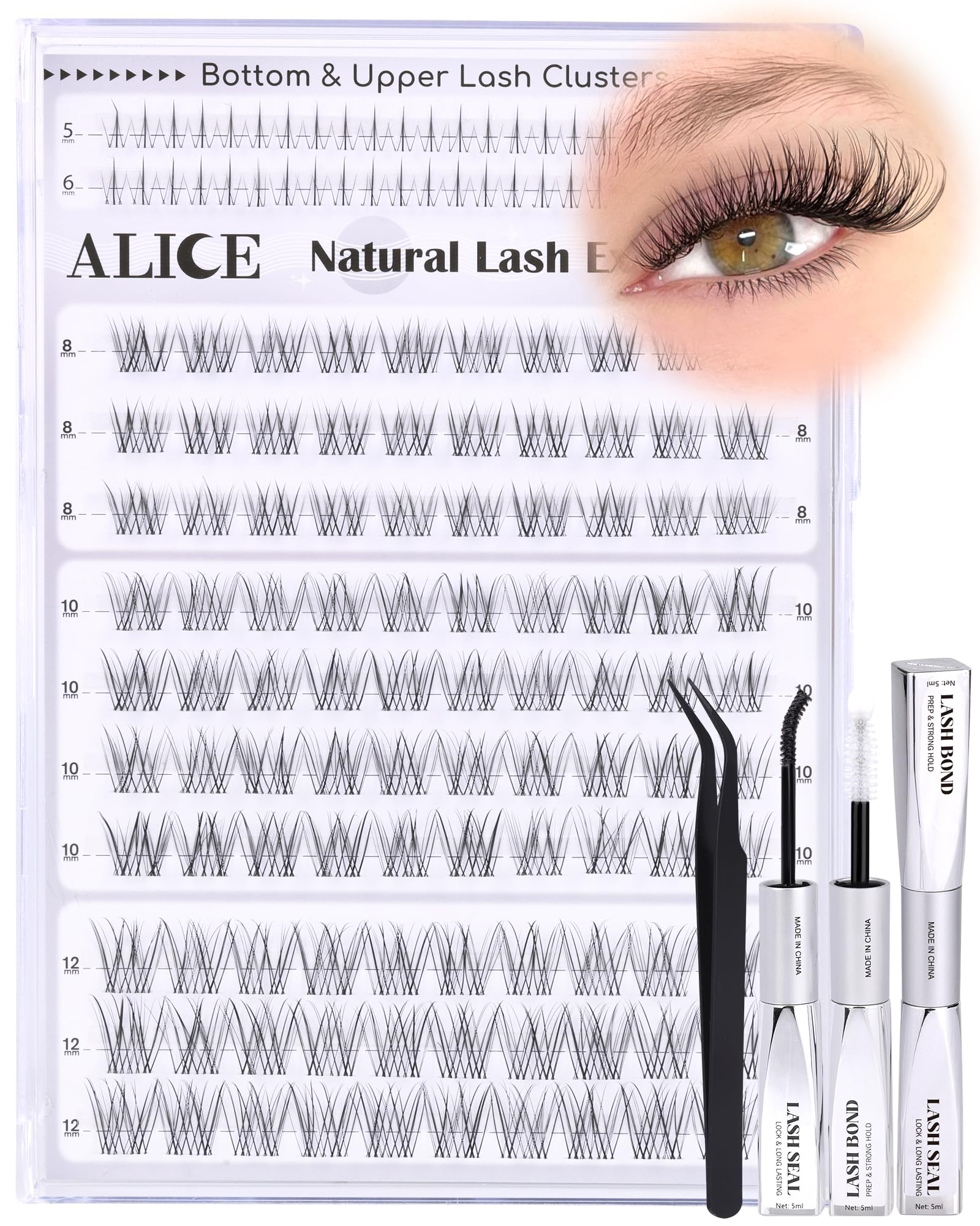 ALICE rizos naturales con diseño fácil de colocar