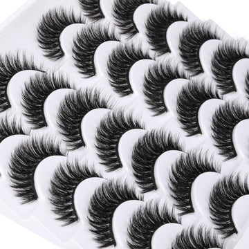 ALICROWN fibras sintéticas 3D vegano ofrecen volumen suave y peso ligero