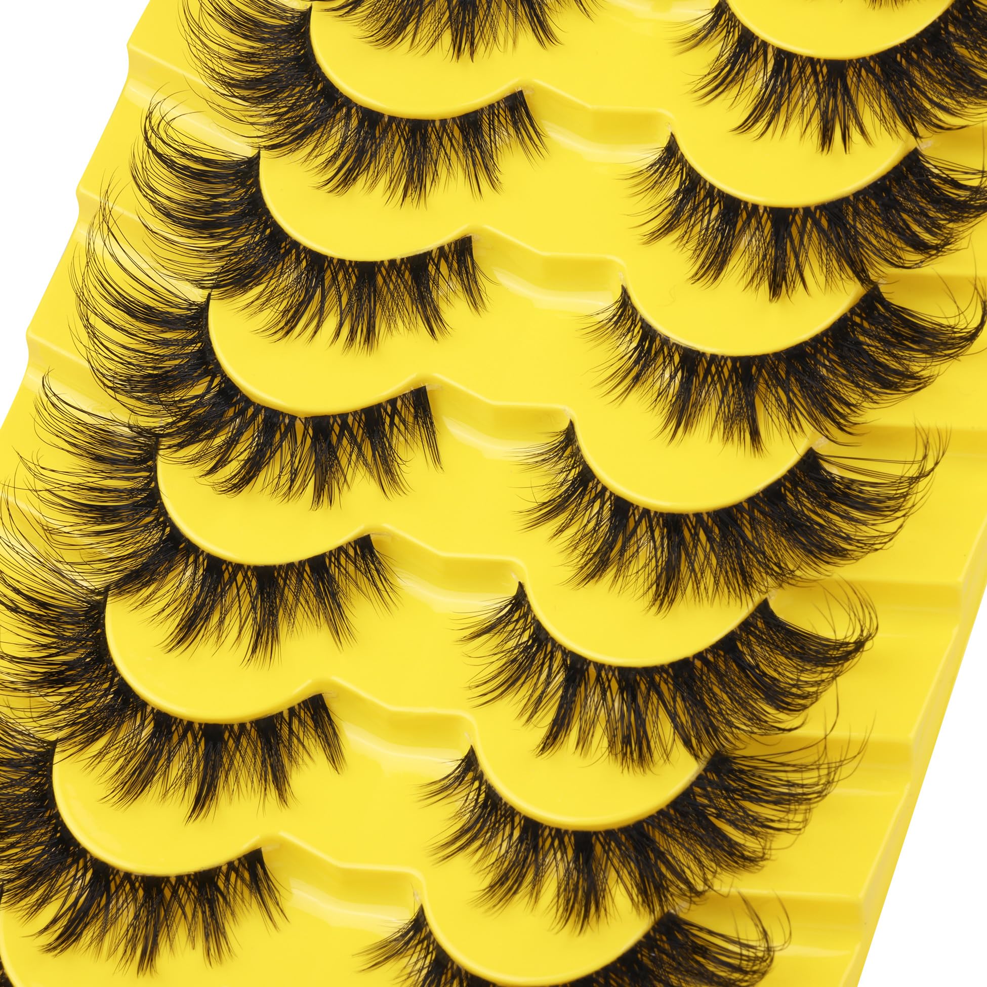 ALICROWN HAIR 9 pares de pestañas con ligereza para párpados cómodos.