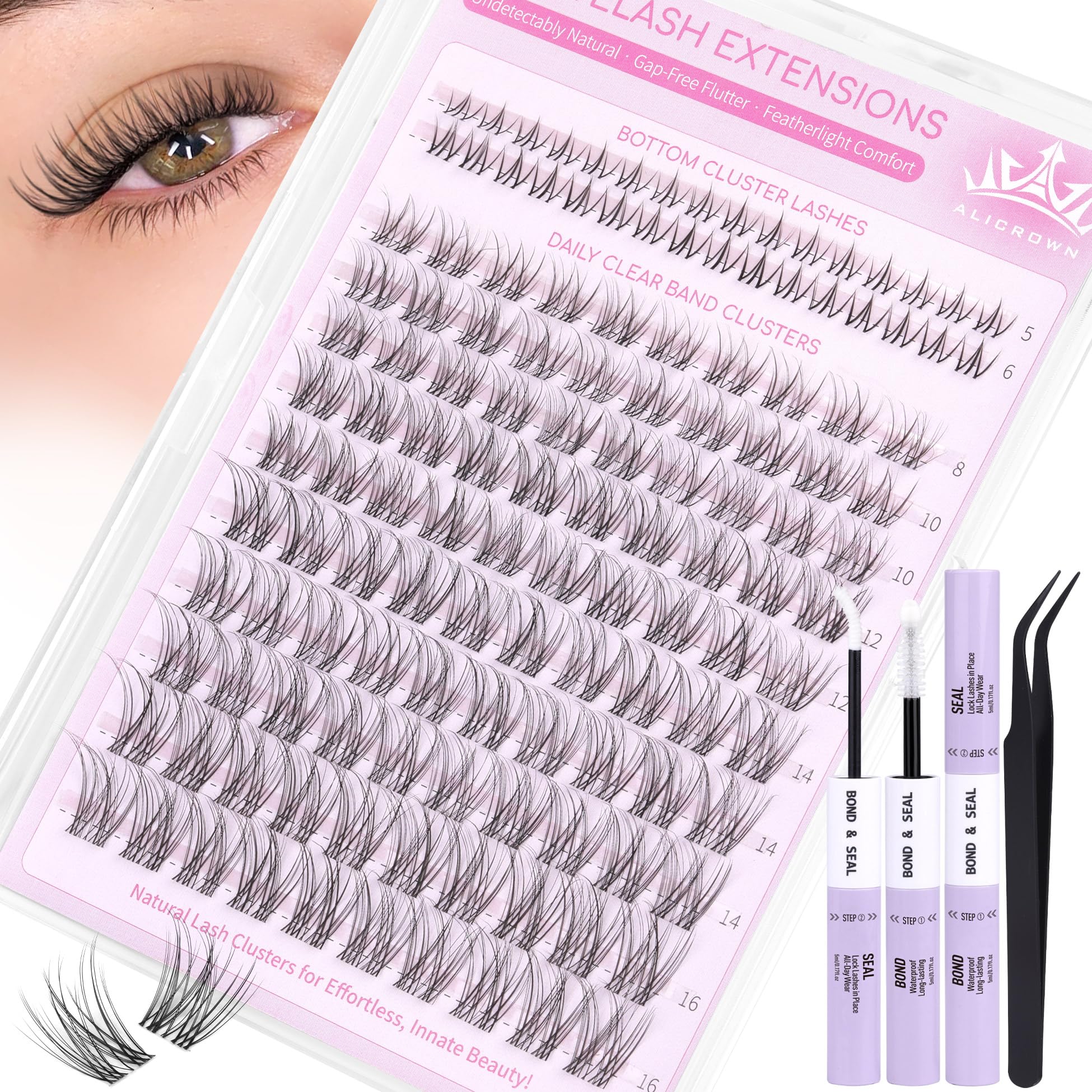 ALICROWN HAIR aplicación casera fácil: acabado profesional en casa.
