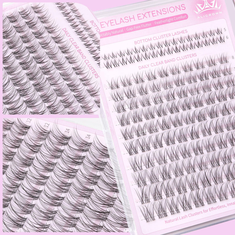 ALICROWN HAIR cobertura amplia: ojos más amplios con diseño de gran alcance.