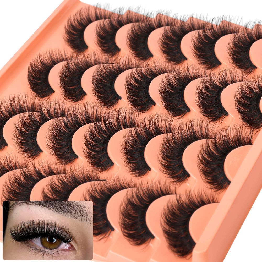 ALICROWN HAIR Pestañas cortas, look natural para uso diario.