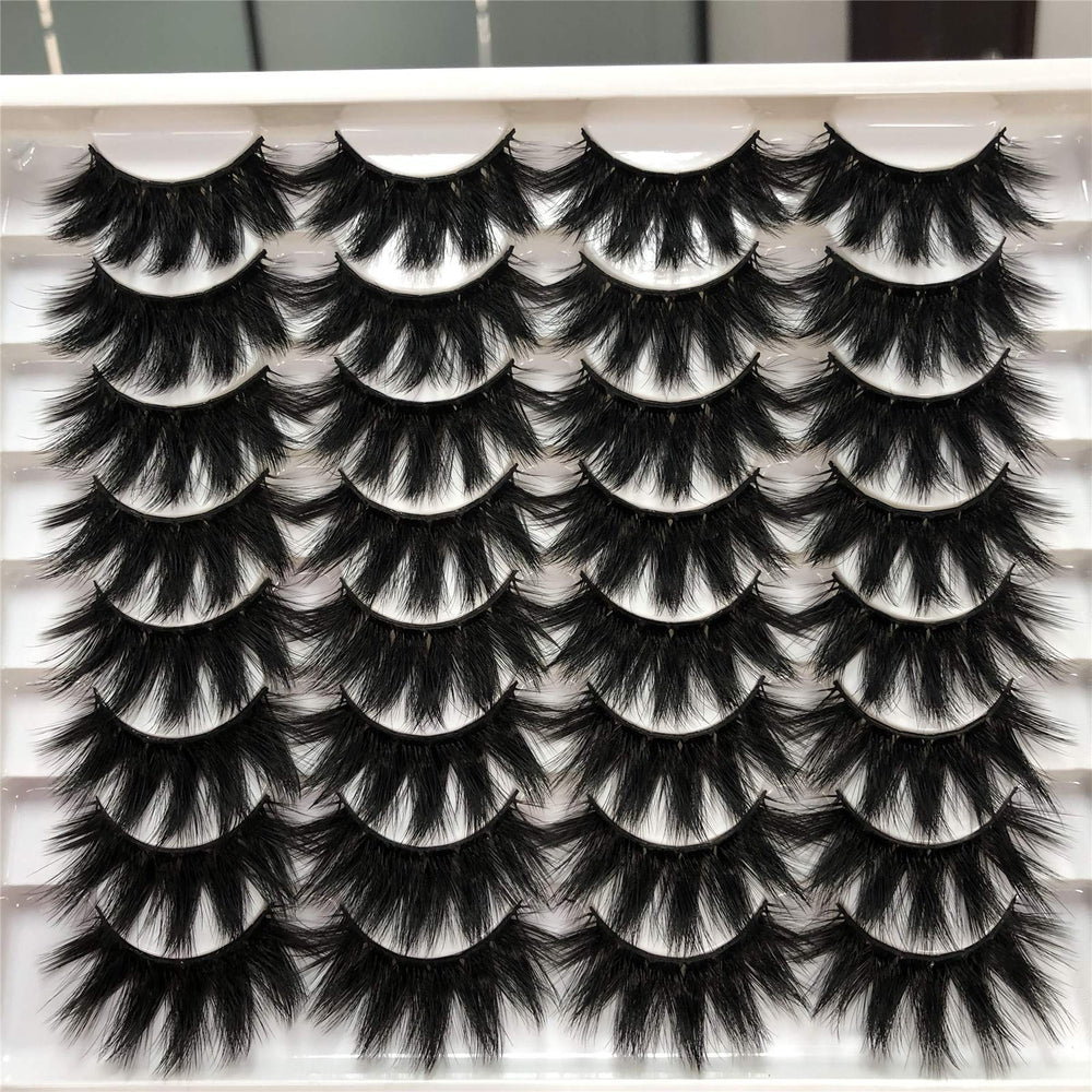 ALICROWN HAIR pestañas dramáticas gruesas y mixtas para un look impactante