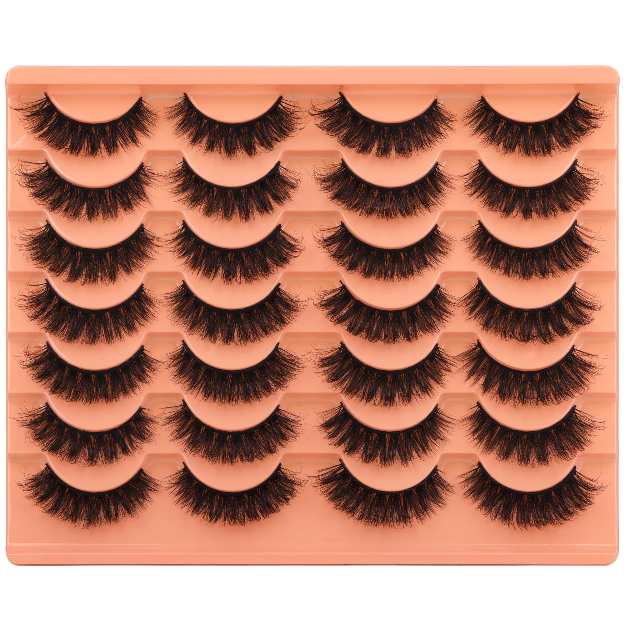 Pestañas de ALICROWN HAIR en estilo ojo gato, acabado natural.