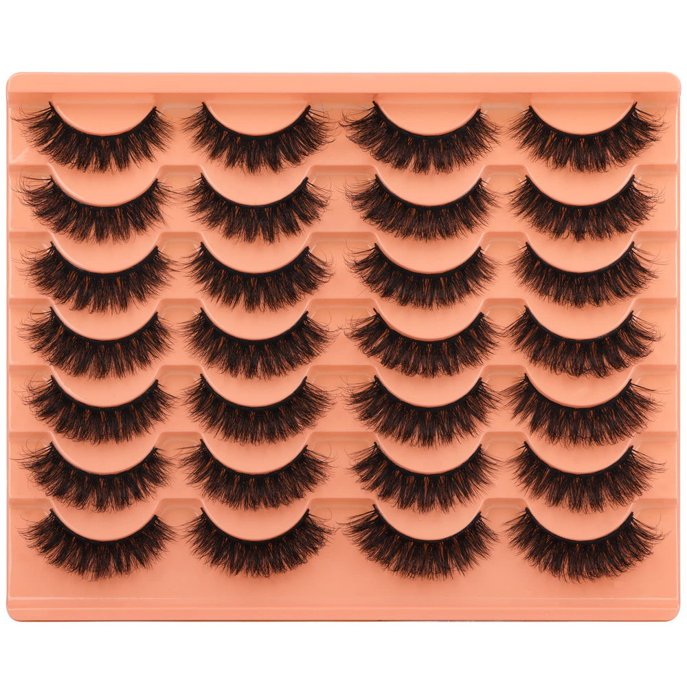 Pestañas de ALICROWN HAIR en estilo ojo gato, acabado natural.