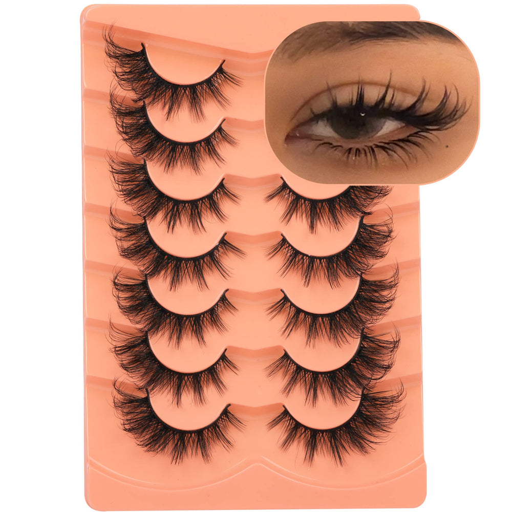Pestañas postizas ALICROWN HAIR, estilo ligero y natural para uso diario.