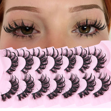 Pestañas postizas ALICROWN HAIR para ojos gato con look definido