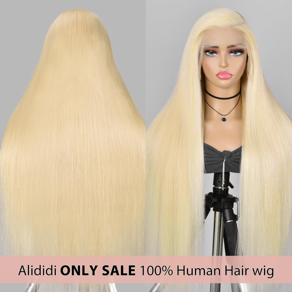 Alididi peluca frontal de encaje 613, longitud 20-40 pulgadas para looks versátiles.