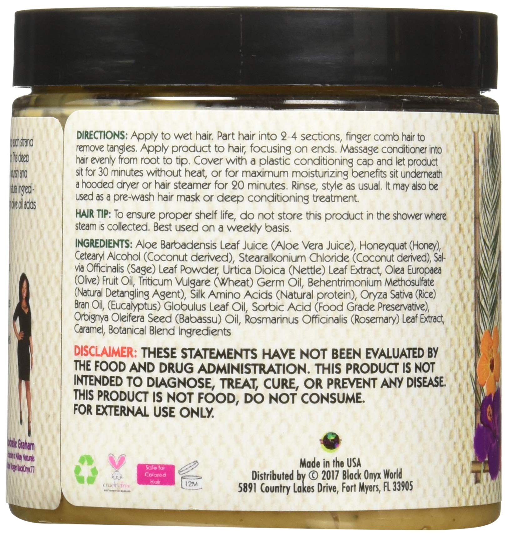 Acondicionador profundo miel y salvia en tarro, textura cremosa y humectante