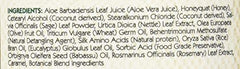 Etiqueta de Alikay Naturals Acondicionador miel-salvia, aroma agradable y distintivo
