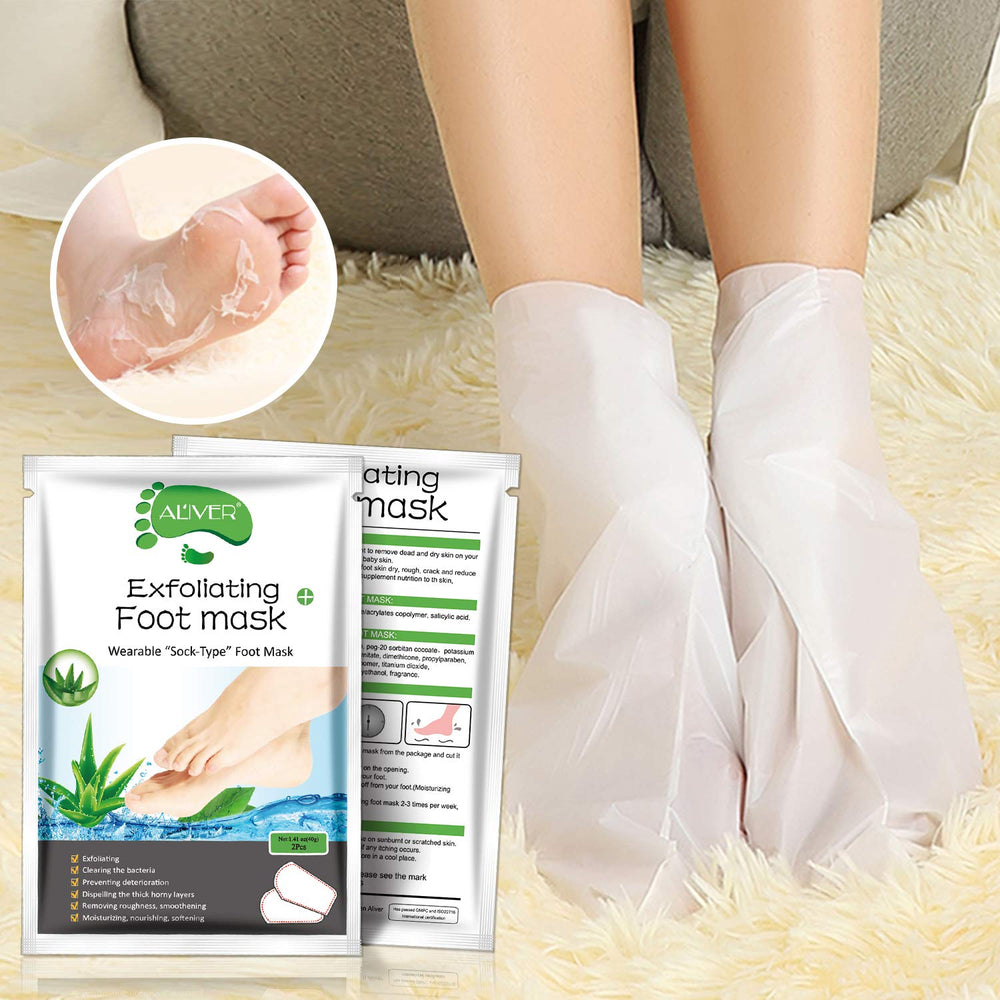 ALIVER mascarilla para pies, tiempo de uso 50-90 minutos