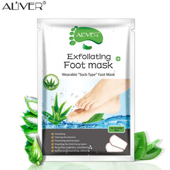 ALIVER mascarilla para pies, zapatillas para tratamiento de la piel