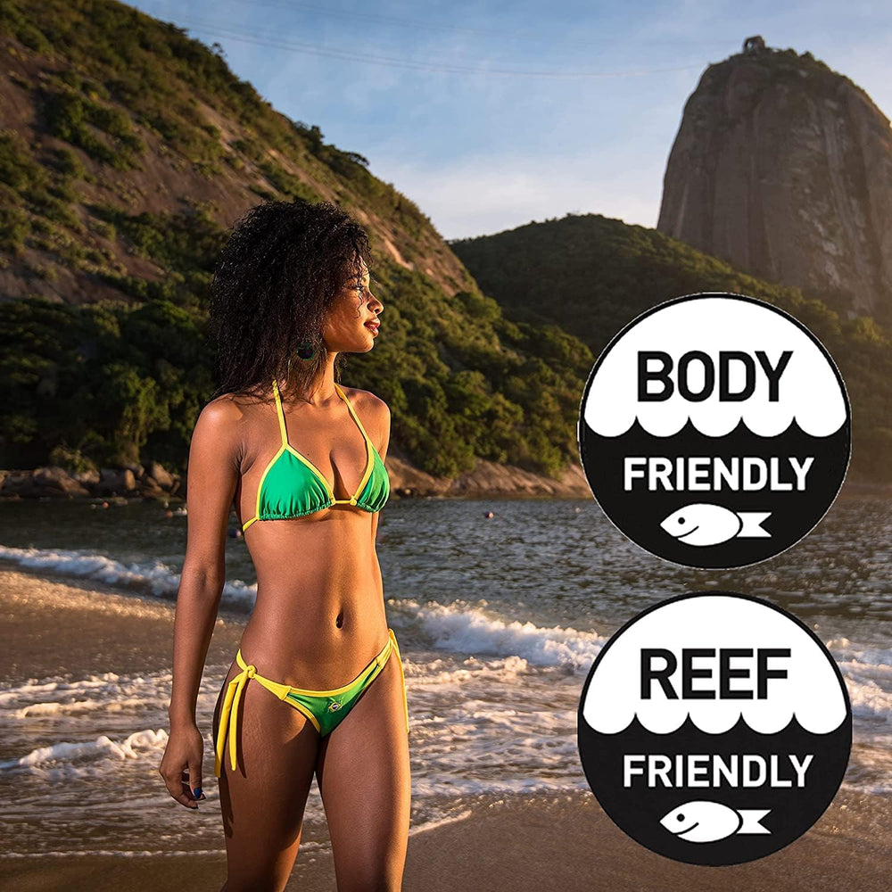 All Good Sunscreen Sport Mineral Lotion ingredient list with coconut and jojoba oils