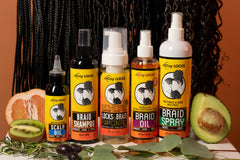 AllDay Locks Scalp Oil demostración de aplicación para estilos protectores.