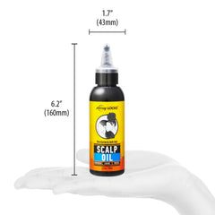 AllDay Locks Scalp Oil textura ligera, se absorbe rápido para una sensación fresca.