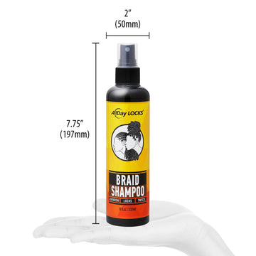 AllDay Locks Braid Foam adds shine to hair while smoothing frizz
