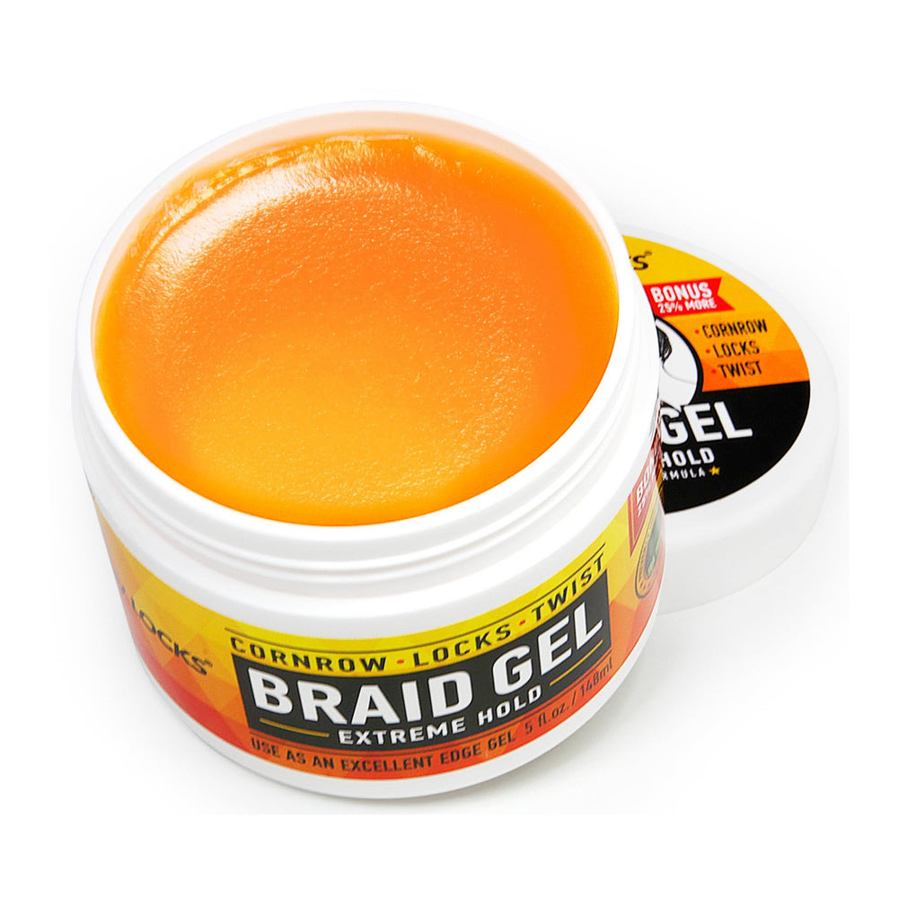 AllDay Locks Braid Gel, mezcla de aceites aromáticos para sensación fresca.