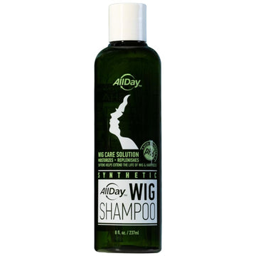 AllDay Locks champú para pelucas sintéticas, botella de 8 oz, aroma agradable
