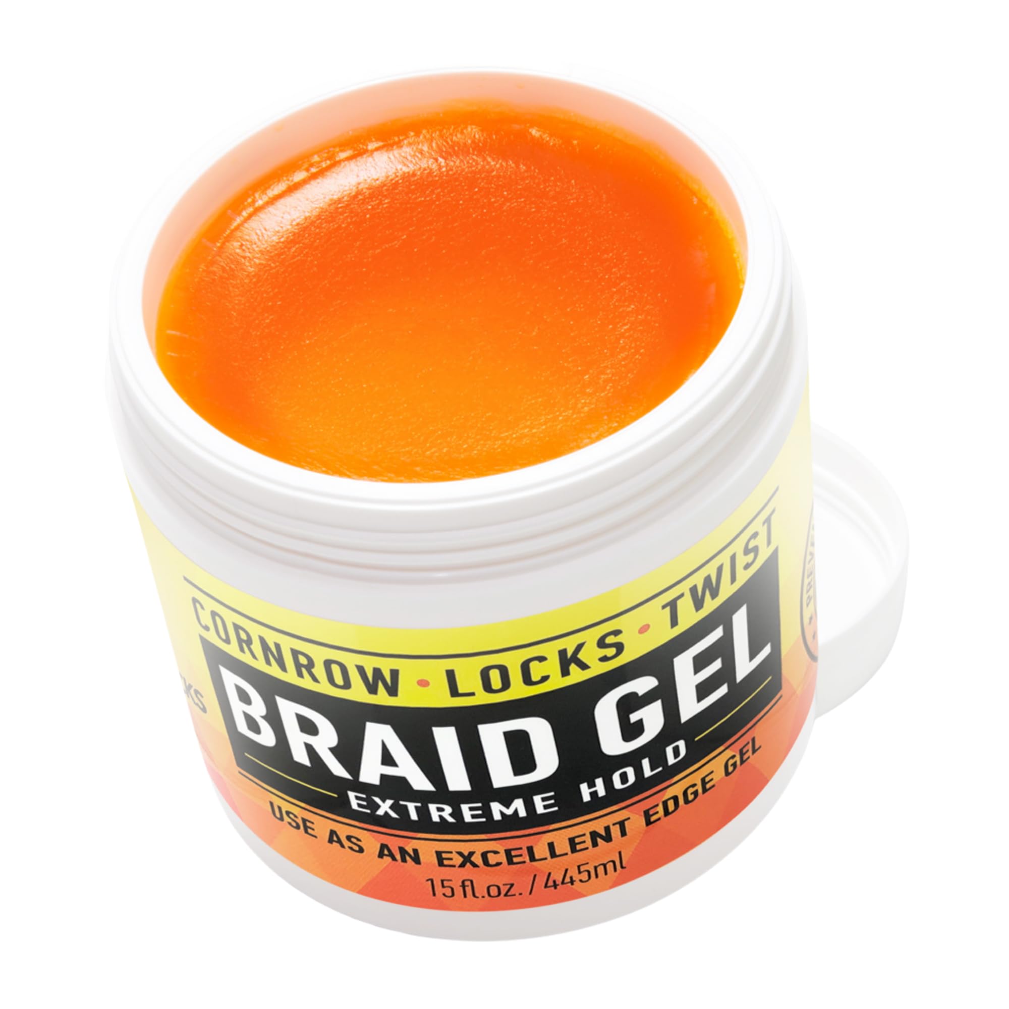 AllDay Locks Gel en action sur twists brillants et lisses.