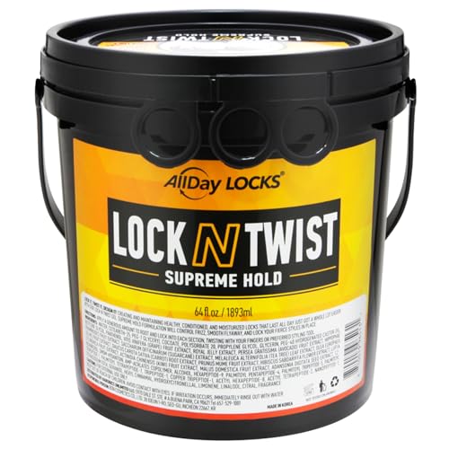 AllDay Locks Lock N Twist aplicando en raíces para definir secciones.