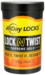 AllDay Locks Lock N Twist, bote de 32 onzas, fijación suprema para locs
