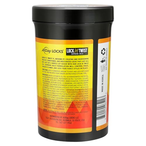 AllDay Locks Lock N Twist infusión de uva y aguacate para hidratación suave