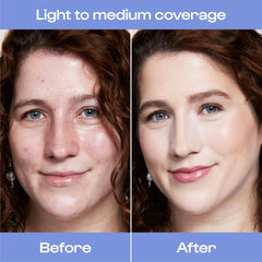 Cobertura cremosa de Alleyoop Game Face Concealer para ojeras con acabado suave.