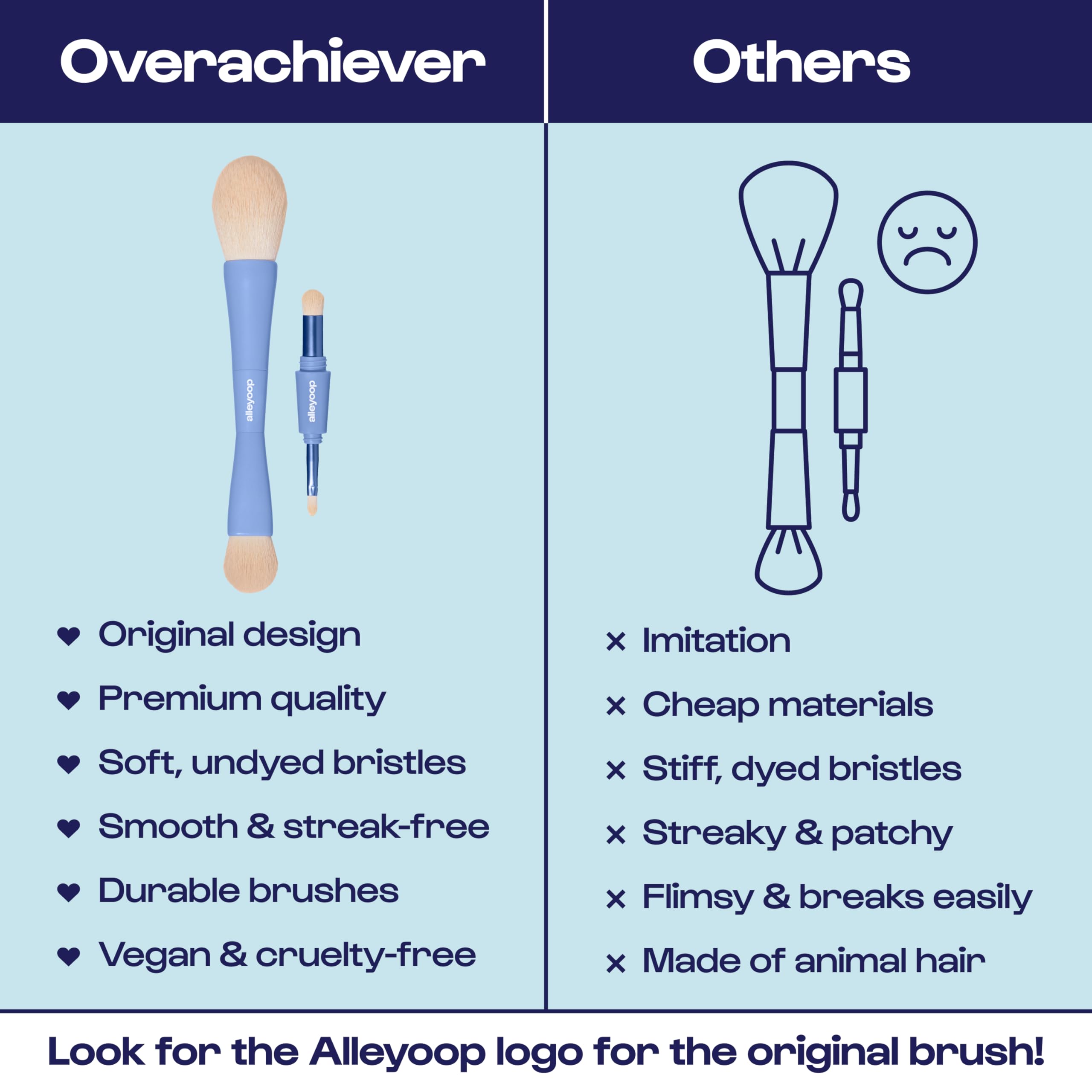 ALLEYOOP Overachiever set mini para bolso y viajes.