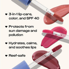ALLEYOOP Sun Serum Lip Oil SPF 40: aplicador suave para labios extra hidratados.
