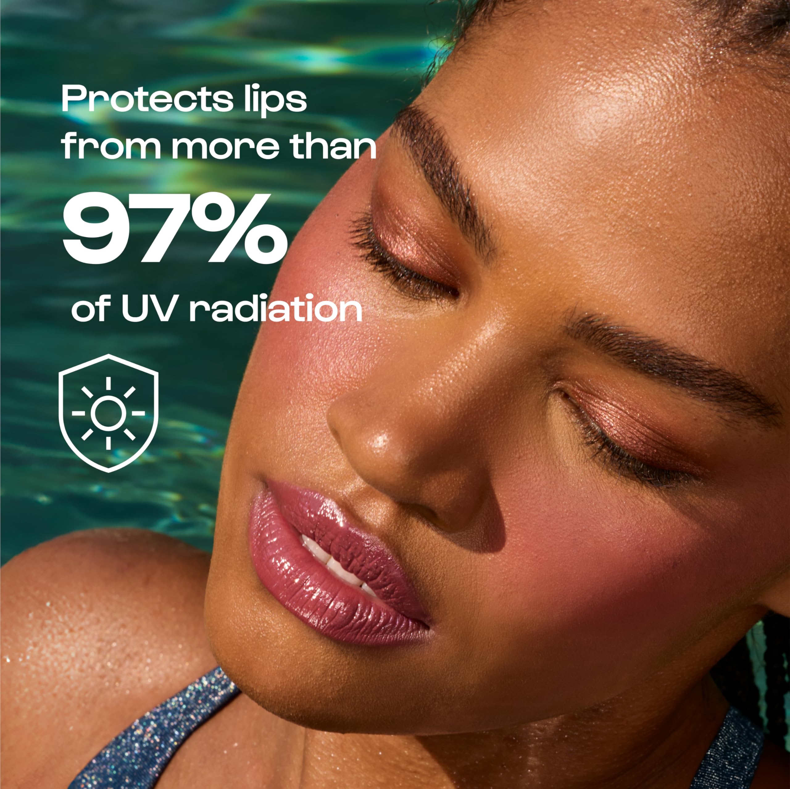 ALLEYOOP Sun Serum Lip Oil SPF 40: tono Daylight para labios brillantes y protegidos.