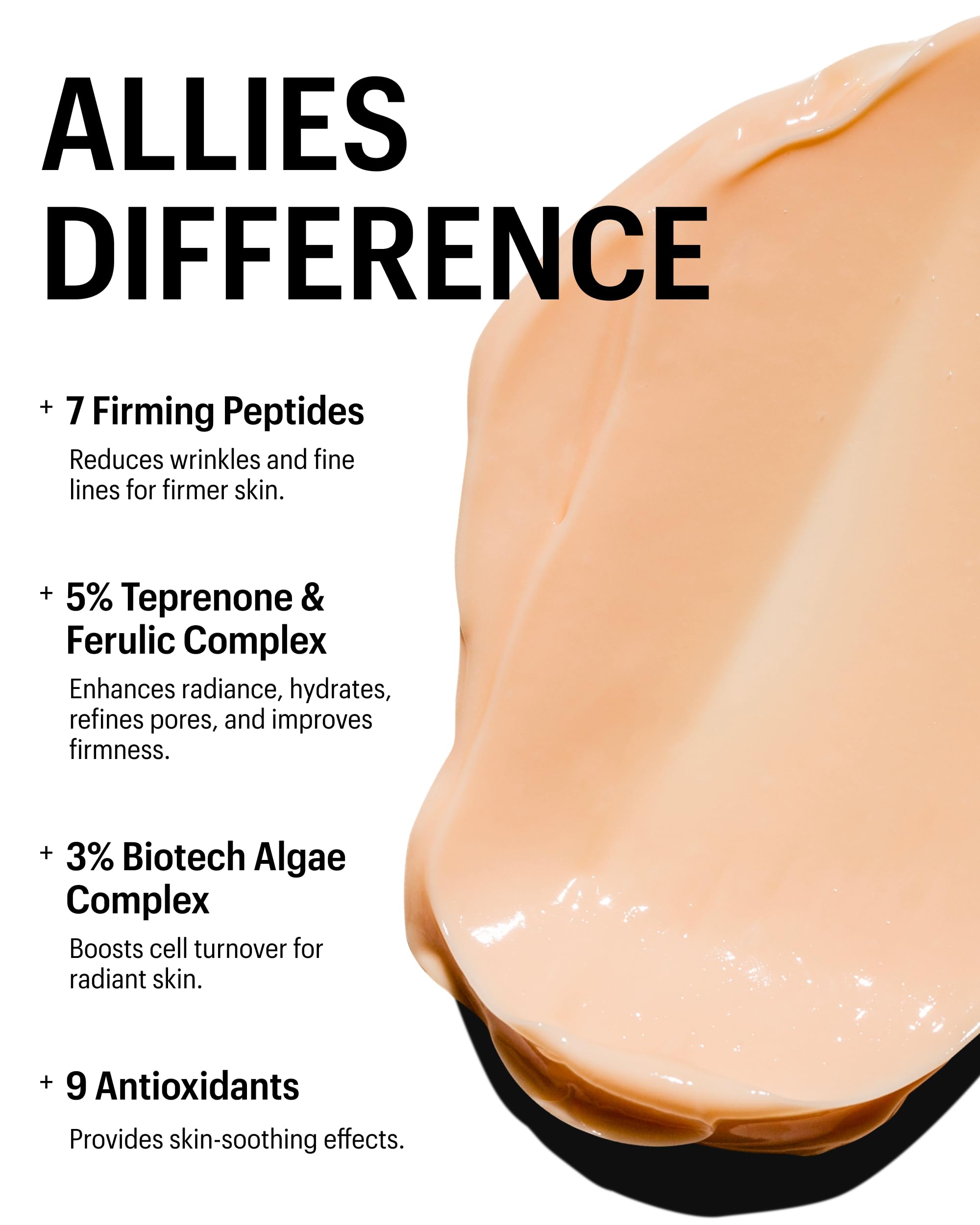 Allies of Skin ingredients-algue-biotech : algues biotechnologiques pour un soutien antioxydant.