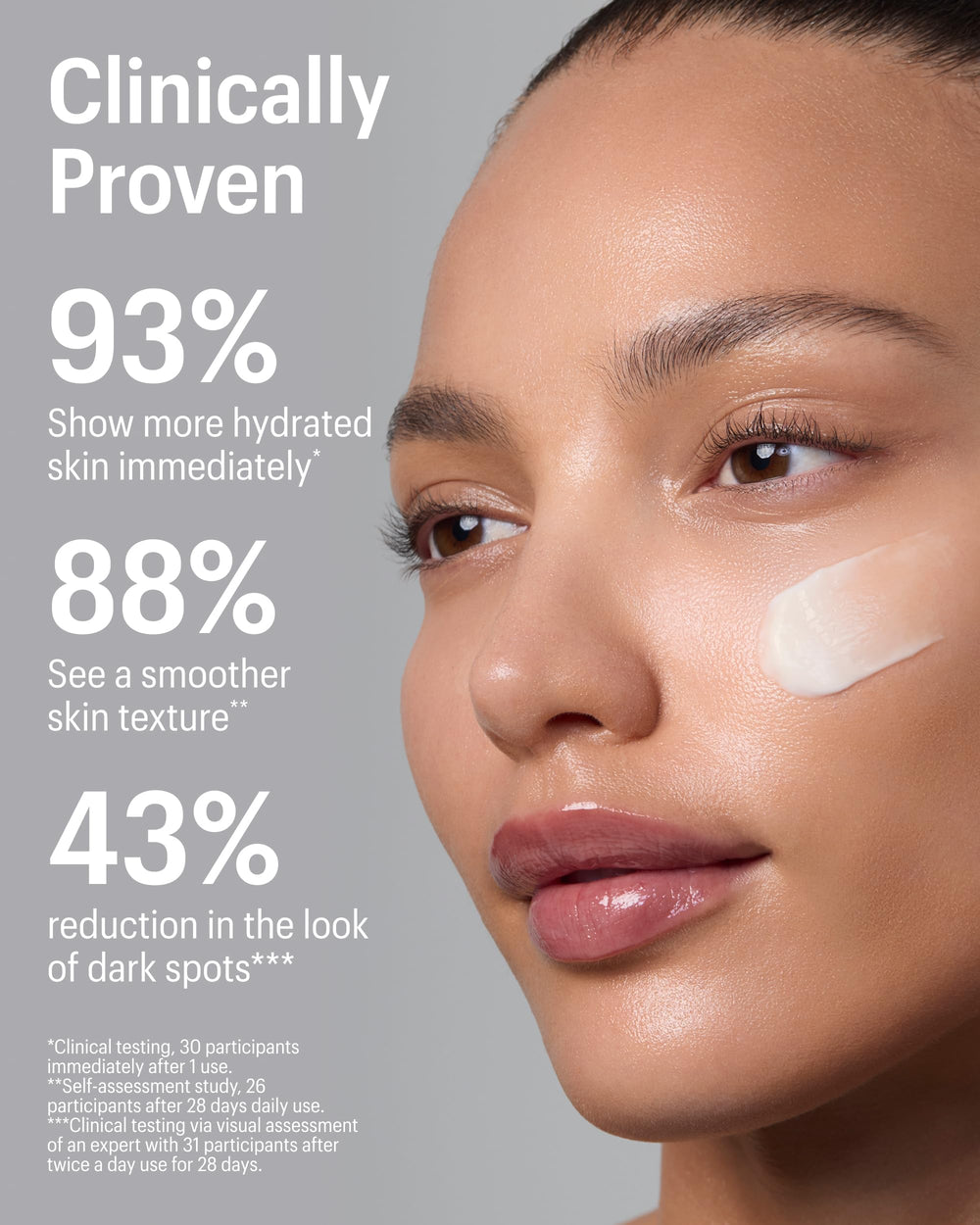 Allies of Skin texture affinée: peau plus lisse après application.