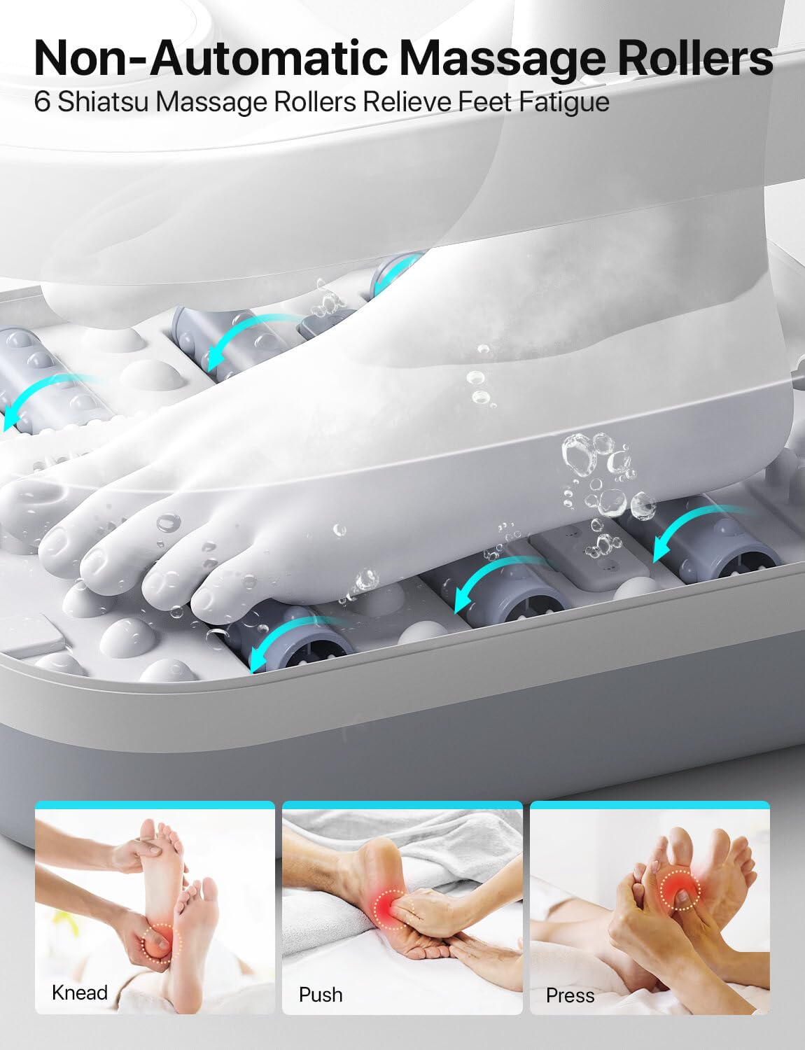 Alljoy Foot Spa uso-exterior: perfecto para camping y escapadas