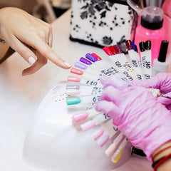 Allstarry kit de práctica de uñas con anillos para clasificar muestras
