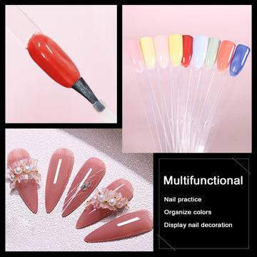 Allstarry muestras para arte de uñas para probar colores y técnicas de diseño
