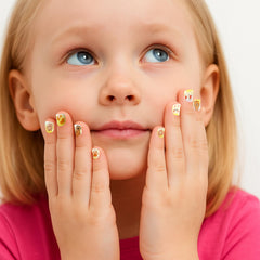 Allstarry pegatinas de uñas para niñas con animales, ideales para juego creativo.