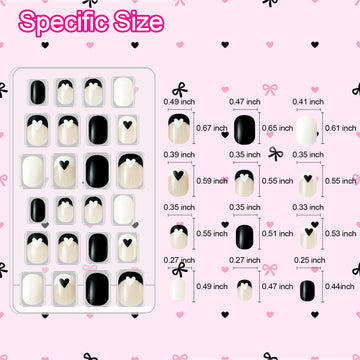Uñas francesas elegantes para fiestas y regalos entre niñas.