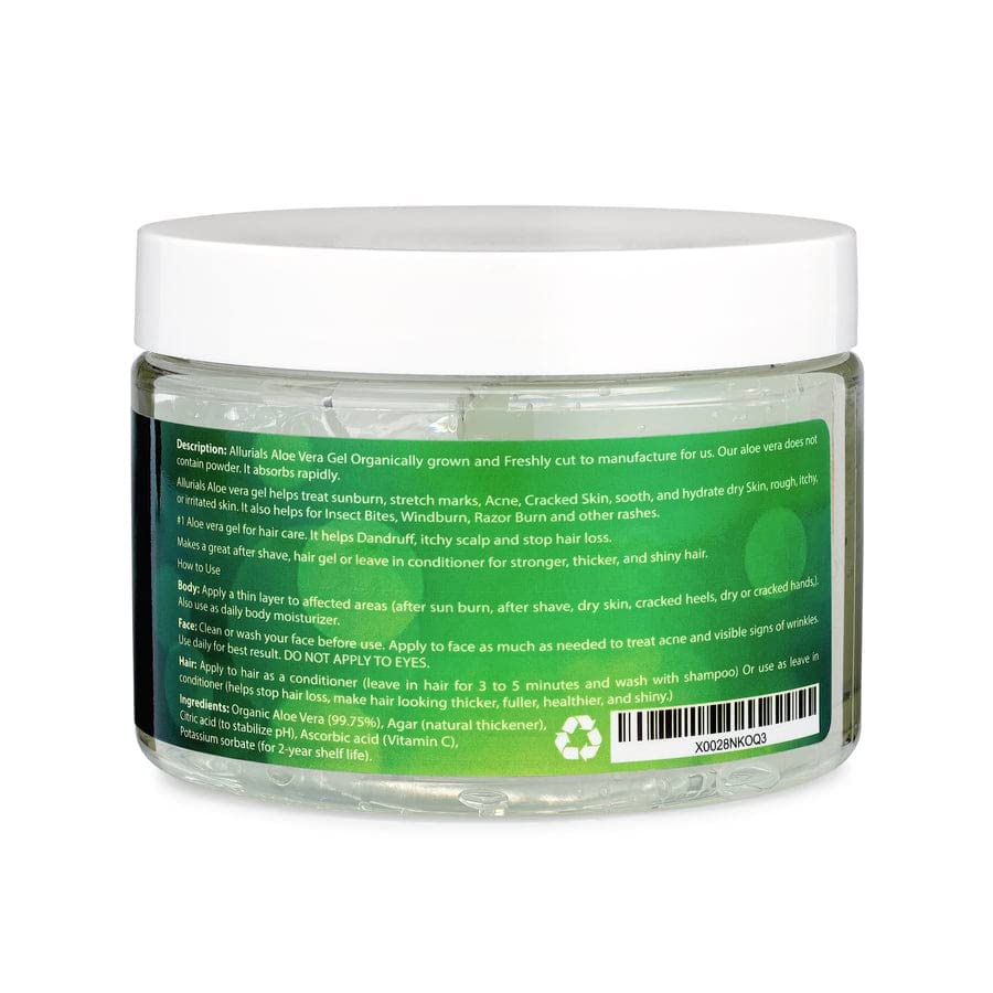 Allurials Aloe Vera Gel uso diario para rostro y cuerpo