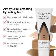 Almay aplicación suave y ligera para un maquillaje diario natural.