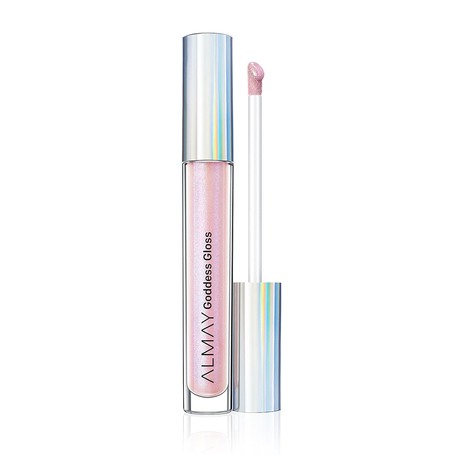 Almay Angelic brillo labial holográfico para un acabado iridiscente.