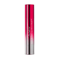 Almay Color & Care Lip Oil In Stick Raspberry Rush 130, envase compacto para retos diarios.