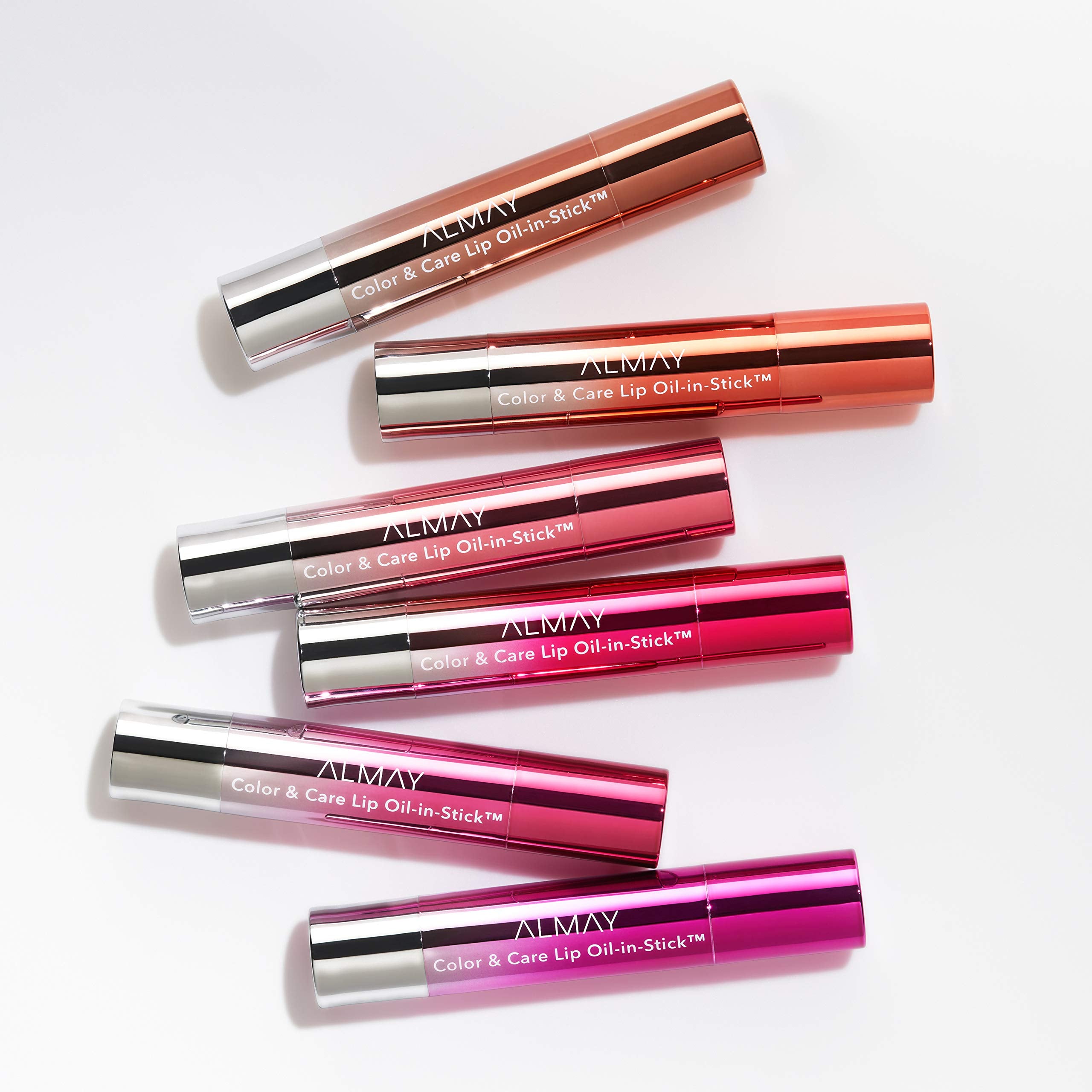 Almay Lip Oil In Stick Raspberry Rush 130, uso diario sin fragancia ni parabenos.
