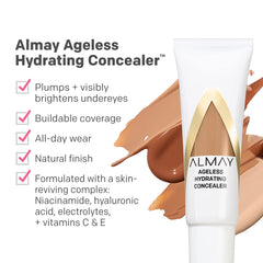 Almay Corrector niacinamida con textura ligera para uso diario.