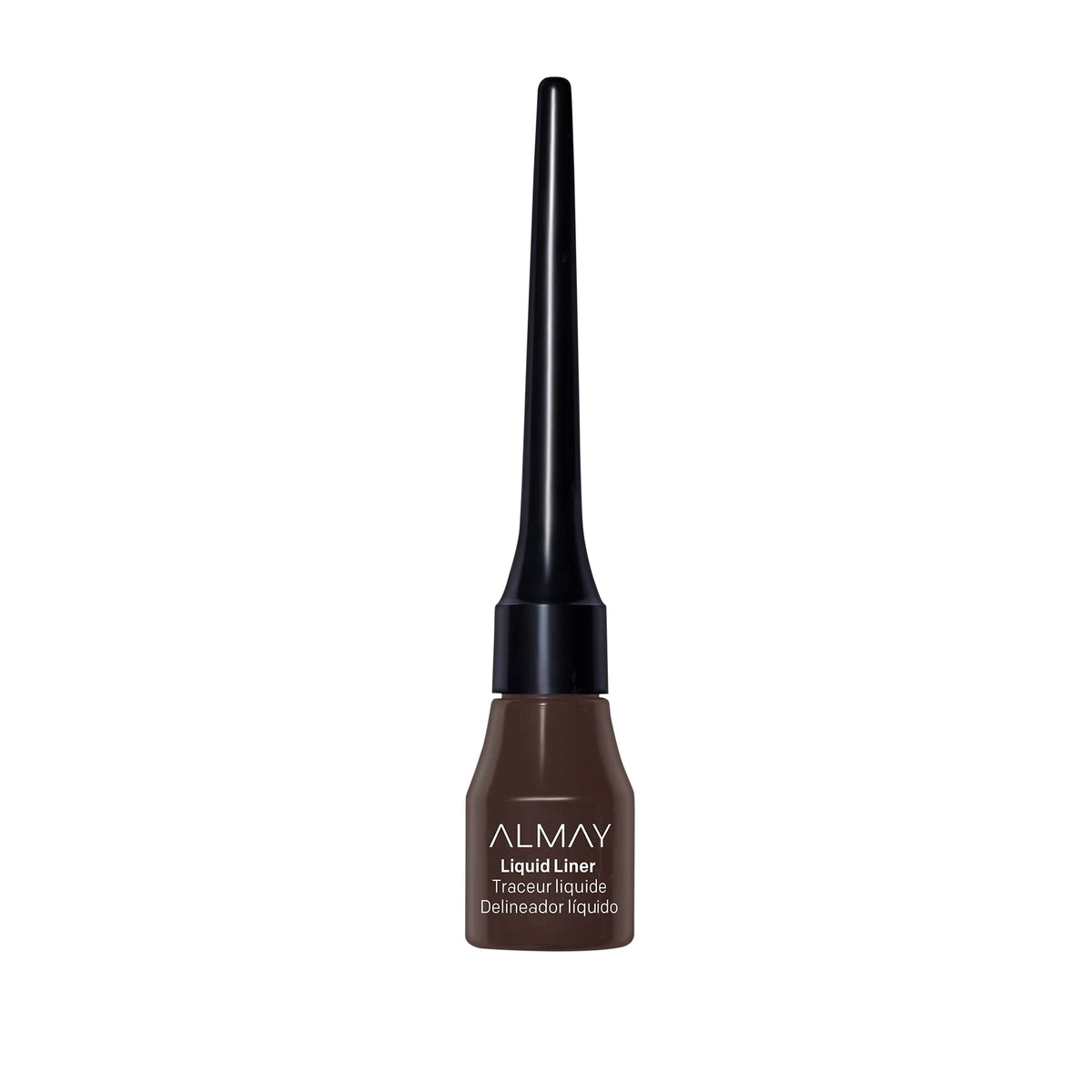 Almay delineador líquido enfoque delineado con agua resistente para uso diario.