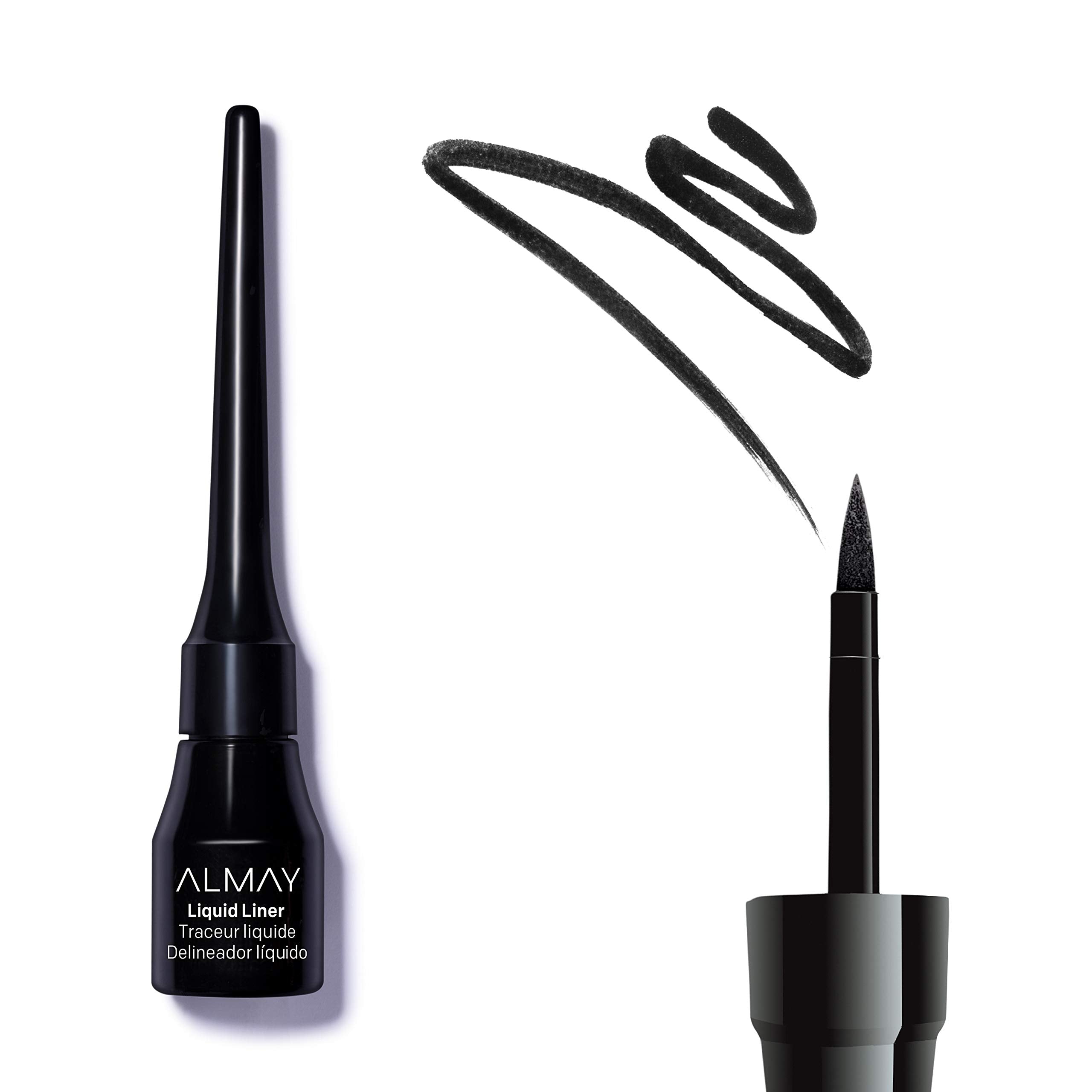 Delineador impermeable de Almay, color intenso, durabilidad de 16 horas.